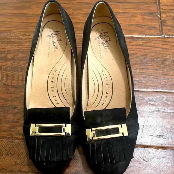 Lifestride Active Arch Black Low heel Size 10 - Picture 1 of 4